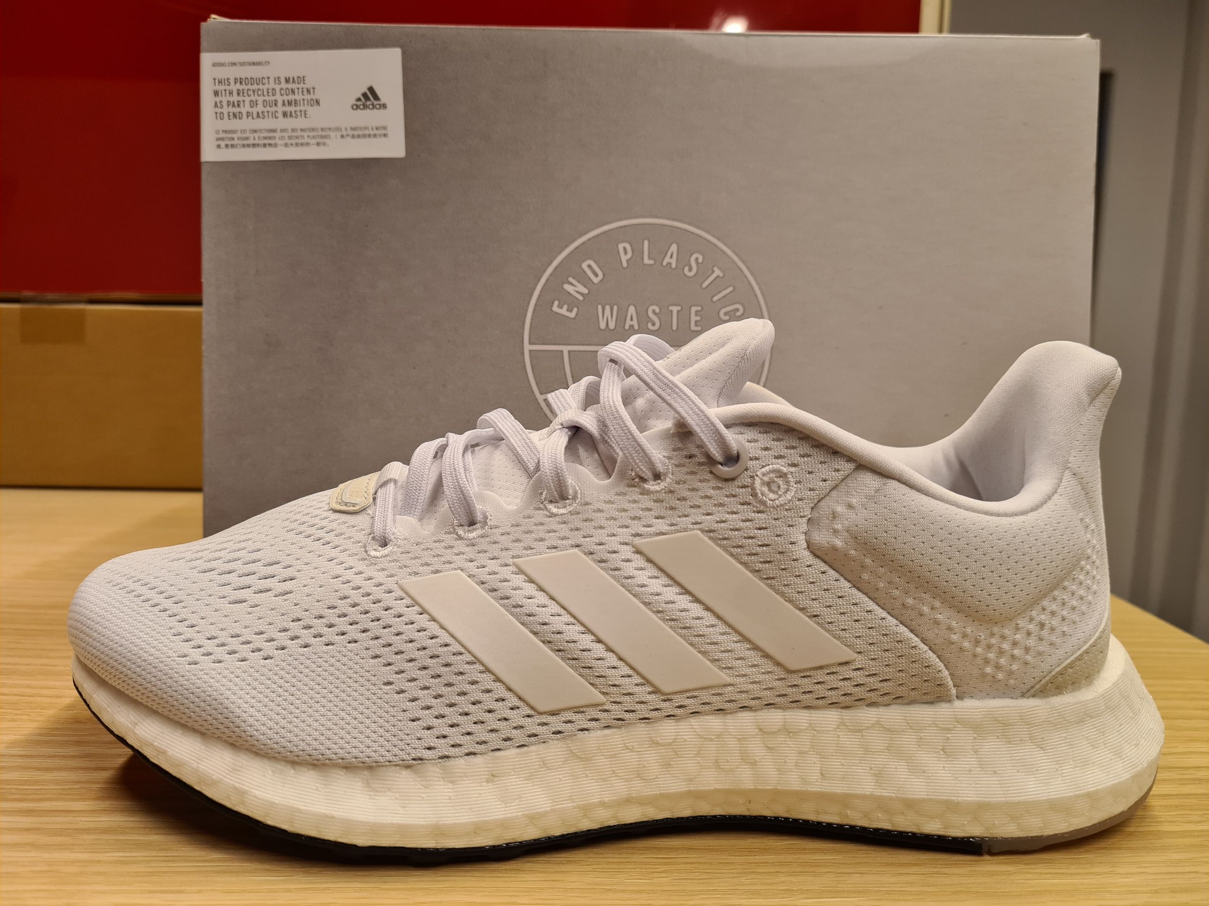 adidas RUNNING รองเท้า Pureboost 21 ผู้ชาย สีเขียว GY5094